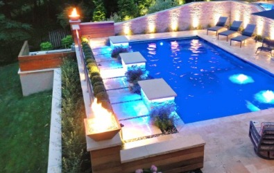 Bubblers for swimming pool