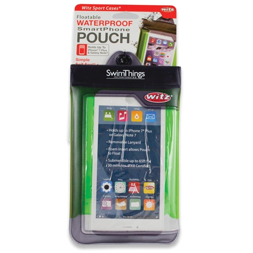 The Witz smartphone pouch is a waterproof pouch that fits virtually all smartphones and pocket digital cameras.