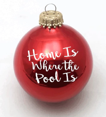 Home is where the pool is Ornament