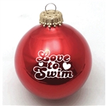 Love to Swim Ornament
