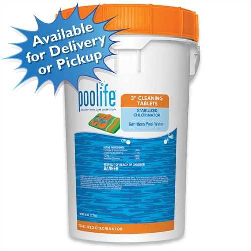 POOLIFE A3" Cleaning Tablets Stabilized Chlorinator
