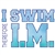 I Swim Therefore I am Sticker
