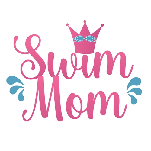 Swim Mom Sticker