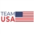 Team USA Flag Sticker